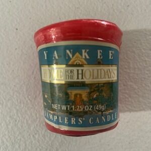 Set of 10 Home For The Holidays Retired Yankee Candle Votives 1.75 oz NOS